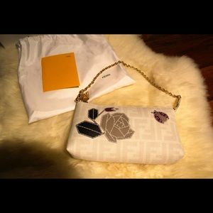 💯% Authentic!! Fendi Zucca Pochette.